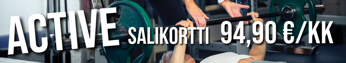 Active salikortti 94,90 € / kk